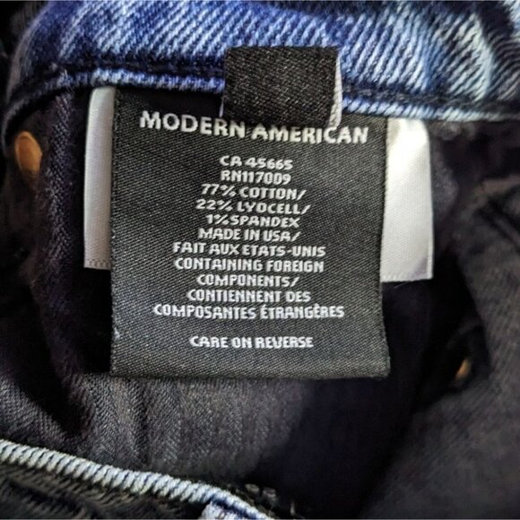 Modern American | Lafayette Hi-Rise Narrow Crop Jeans in Brooklyn Wash - Picture 8 of 12